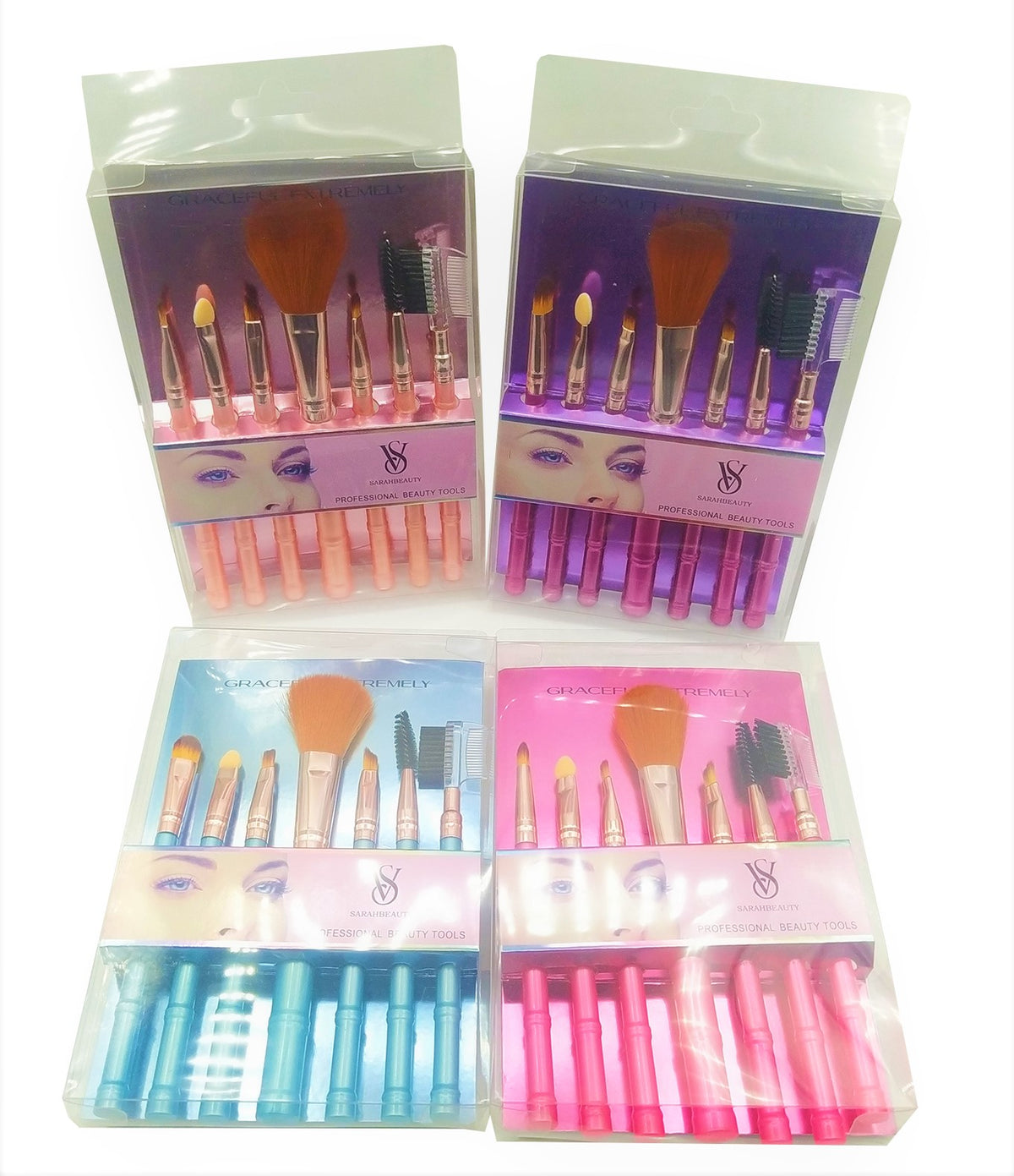 MAKEUP BRUSH SET - 7 PIECES