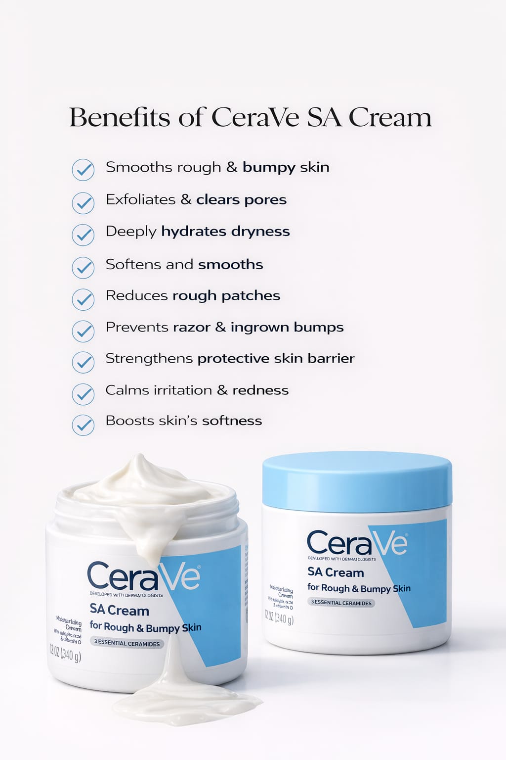 CeraVe SA Cream – Smooth, Clear & Deeply Hydrated Skin