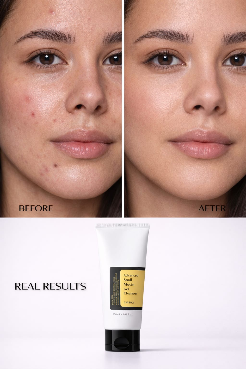 COSRX Advanced Snail Mucin Gel Cleanser (150ml) – Hydrating Repair & Glow Boost Face Wash