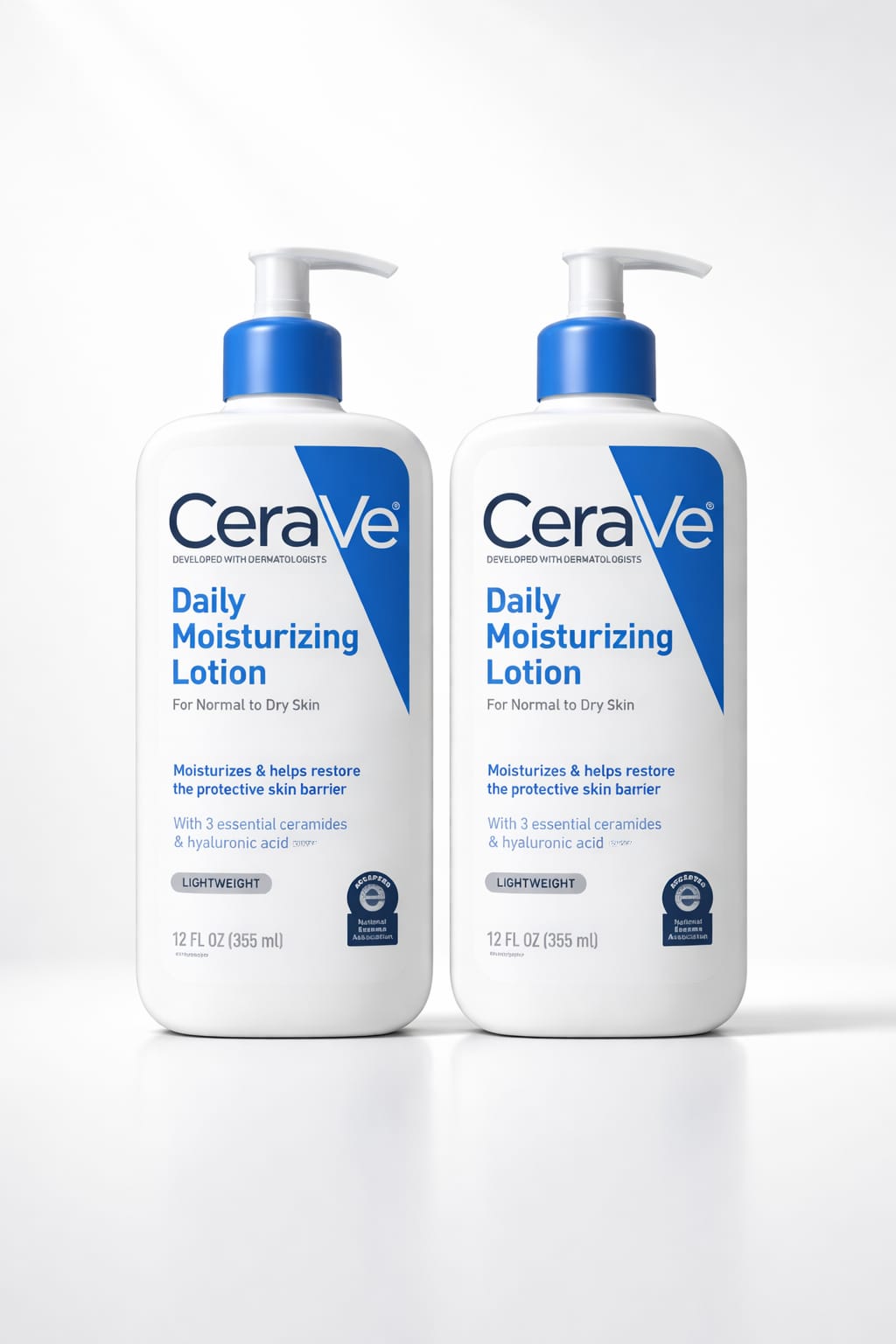 CeraVe Daily Moisturizing Lotion (355ml) – 24Hr Hydration | Repair Skin Barrier | Lightweight, Non-Greasy Glow