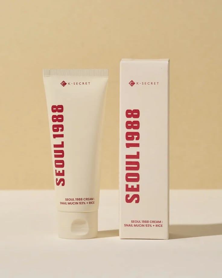 🔥 K-Secret Seoul 1988 Snail Mucin 93% + Rice Cream | Deep Hydration, Brightening & Glass Skin Moisturizer (100ml)