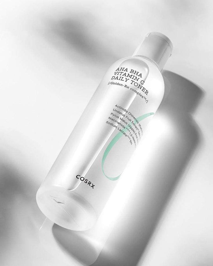 COSRX Refresh AHA BHA Vitamin C Daily Toner 280ml | Gentle Exfoliating & Brightening Toner