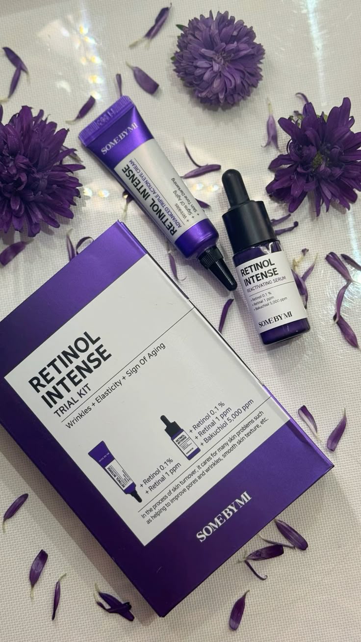 Some By Mi Retinol Intense Trial Kit – Retinol Eye Cream 10ml + Retinol Serum 10ml | Anti-Aging, Firming & Brightening Skincare Set