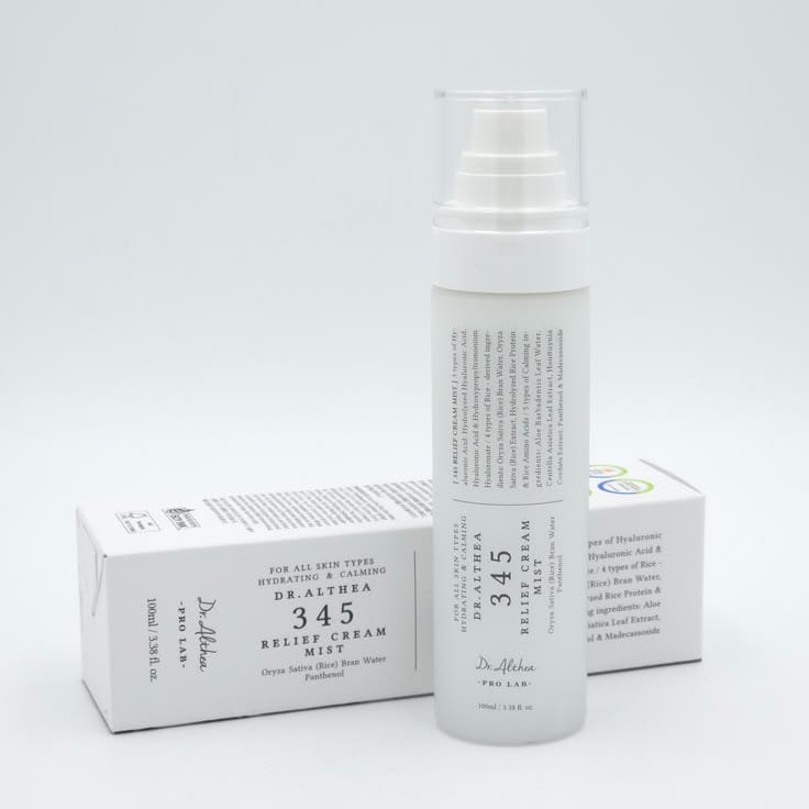 Dr. Althea 345 Relief Cream Mist 100ml | Ultra-Fine Hydrating & Soothing Barrier Repair Facial Mist