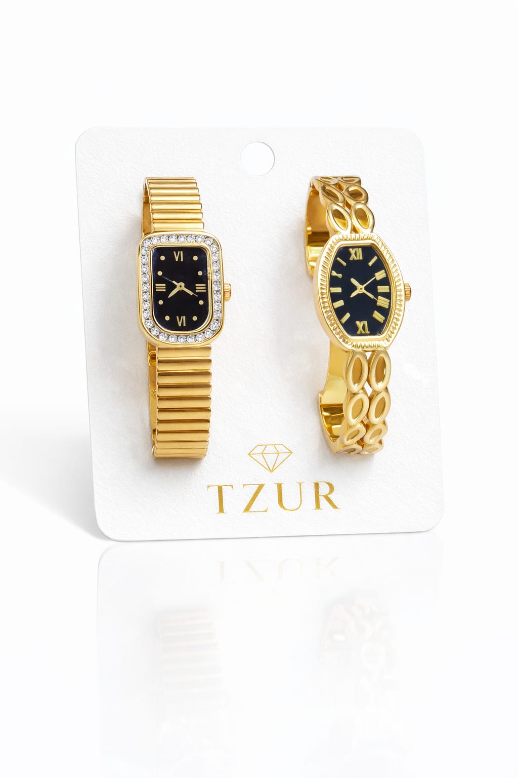 Luxury Golden Color Watch-Style Kada