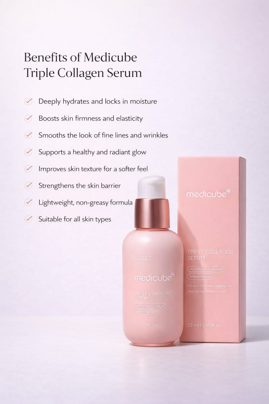 Medicube Triple Collagen Serum – Plump, Firm & Youth-Boosting Hydration Elixir (55ml)