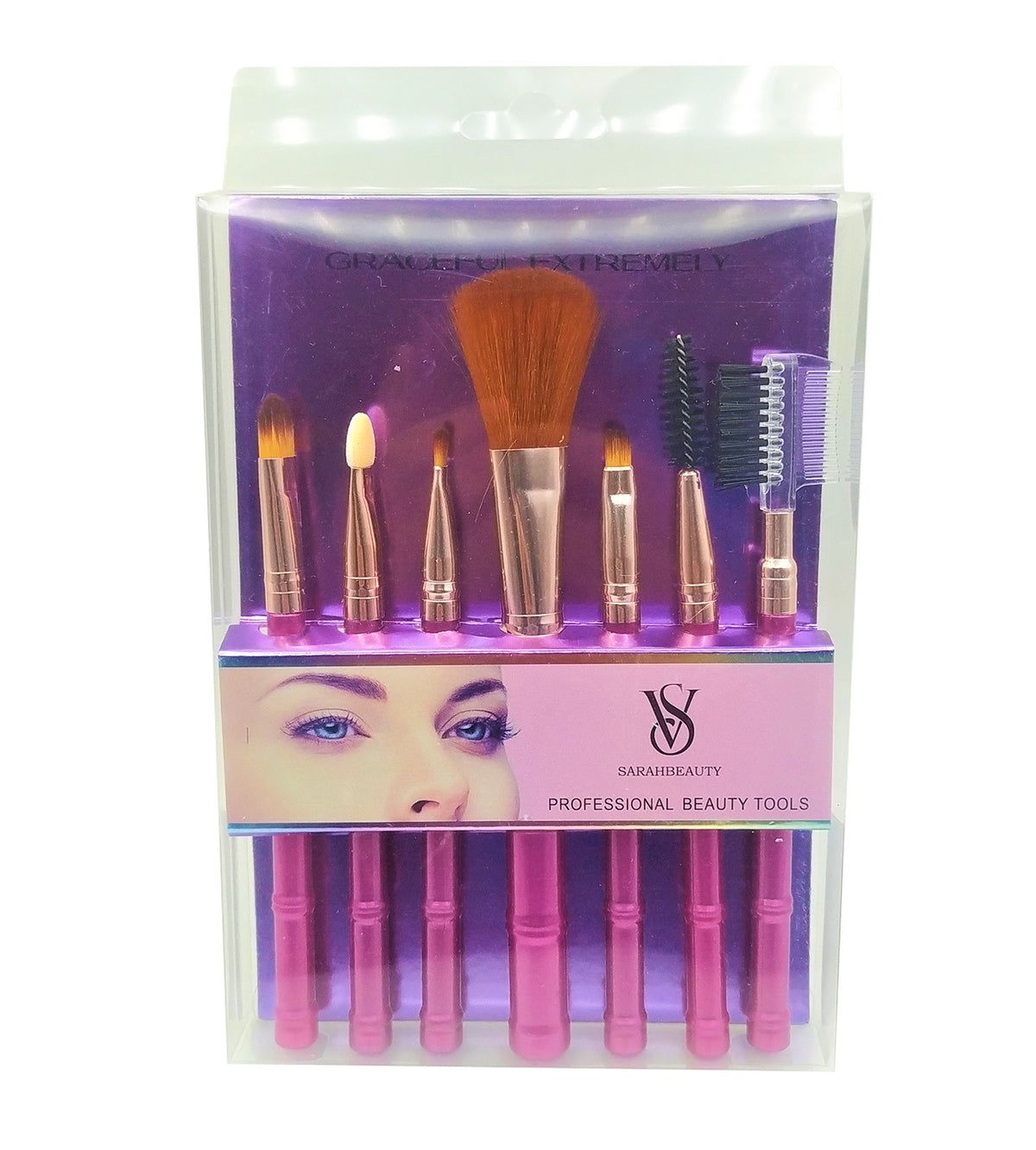 MAKEUP BRUSH SET - 7 PIECES