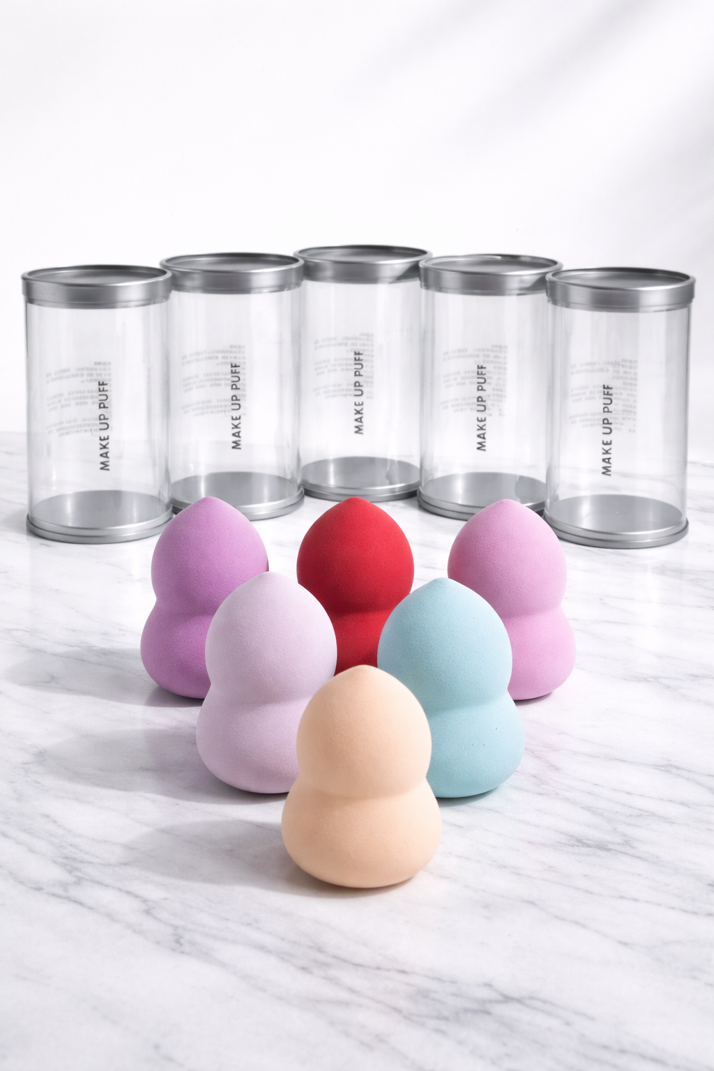 Professional Beauty Blender Set – Pack of 6 | Ultra-Soft, Flawless Makeup Sponges (Premium Quality)