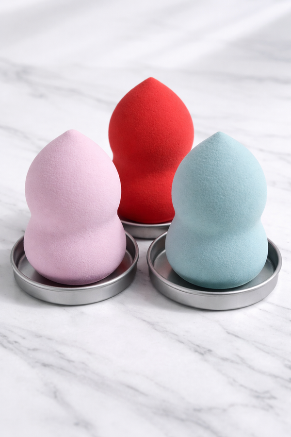 Premium Professional Makeup Blender Set – Pack of 3 | Ultra-Soft, Flawless Finish Beauty Sponges