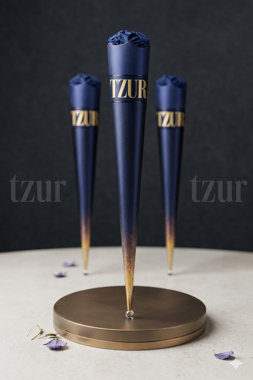 TZUR Luxury Organic Henna Cone – Deep Stain & Smooth Flow (Limited Edition)