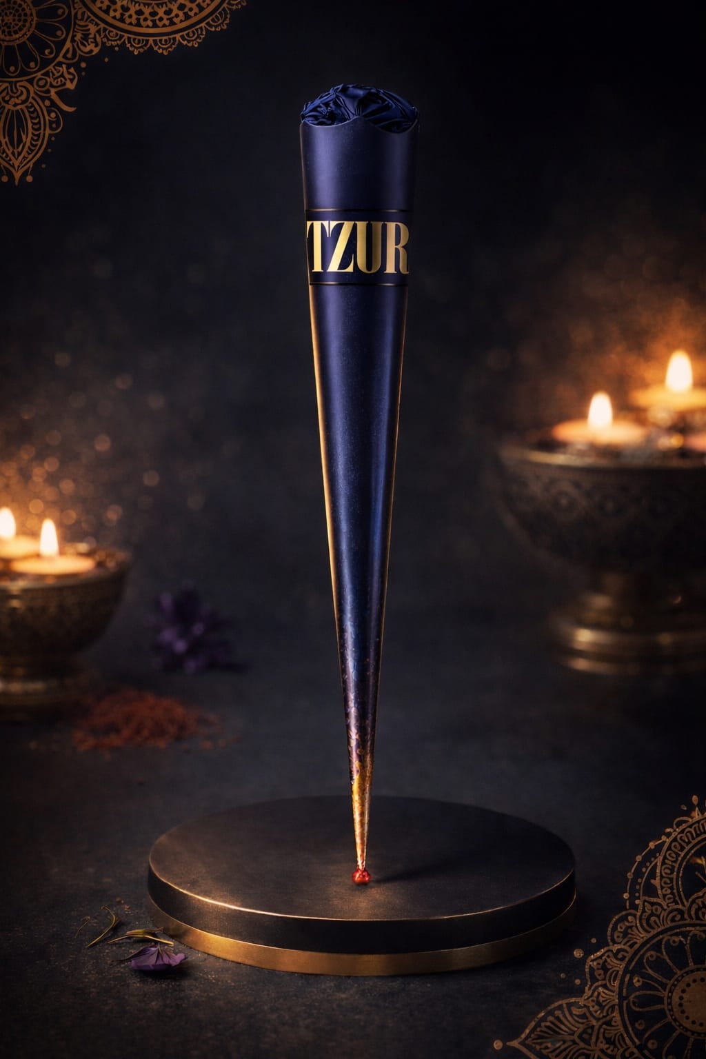 TZUR Luxury Organic Henna Cone – Deep Stain & Smooth Flow (Limited Edition)