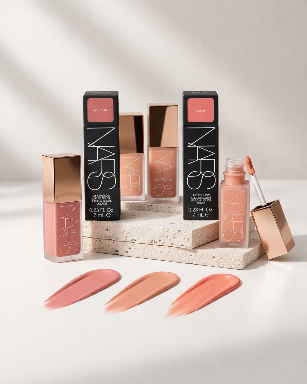 NARS Afterglow Liquid Blush – Lightweight Hydrating Liquid Blush for Natural Radiant Glow (4 Shades, 7ml)