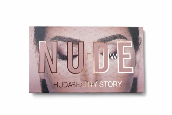 Huda Beauty Nude Eyeshadow Palette – 18 Ultra-Pigmented Shades | Soft Glam to Bold Looks