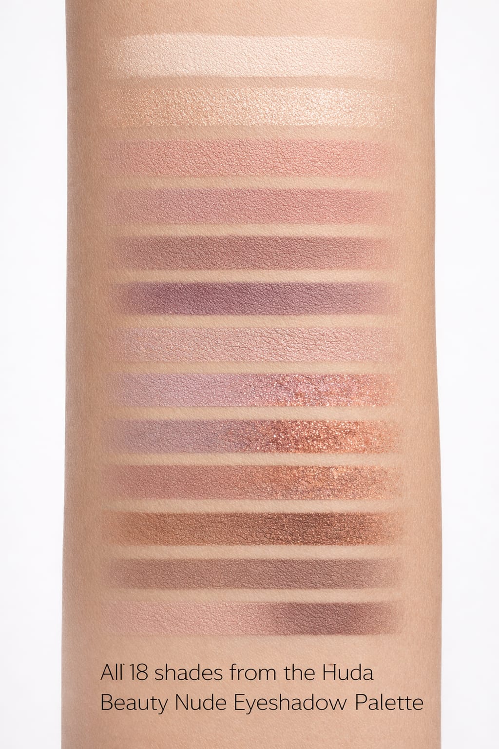 Huda Beauty Nude Eyeshadow Palette – 18 Ultra-Pigmented Shades | Soft Glam to Bold Looks