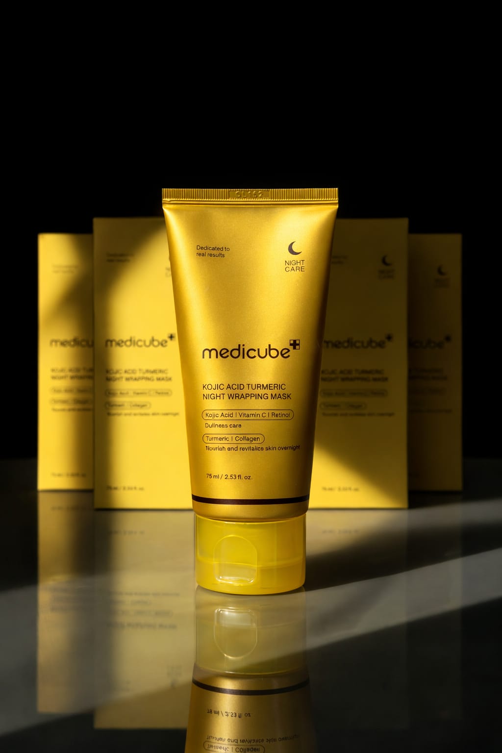 Medicube Kojic Acid Turmeric Night Wrapping Mask – Overnight Brightening & Dark Spot Repair Treatment (75ml)