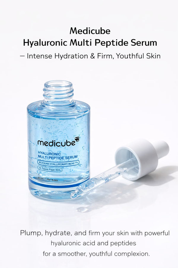 Medicube Hyaluronic Multi Peptide Serum – Deep Hydration & Firming Glass Skin Essence