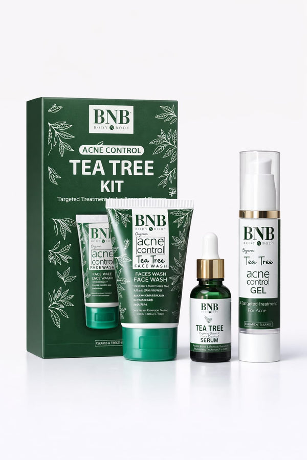 BNB Tea Tree Acne Control Kit – Clear Skin Routine in One Box