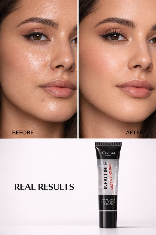 L’Oréal Paris Infallible Mattifying Primer – Oil Control & Pore Minimizing Base (30ml)