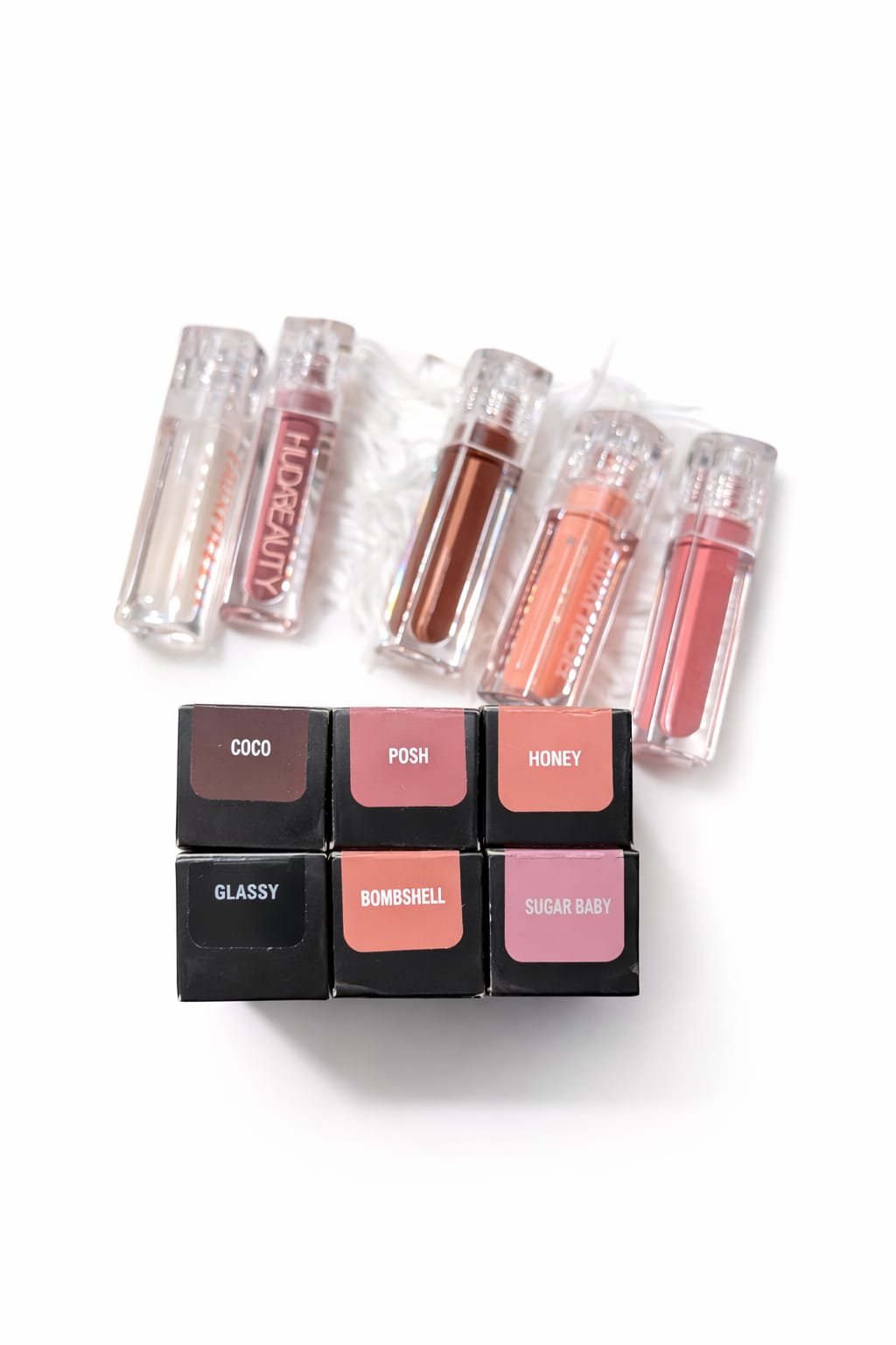 HUDA BEAUTY Faux Filler Lip Gloss – Glassy, Plump & Ultra-Gloss Shine