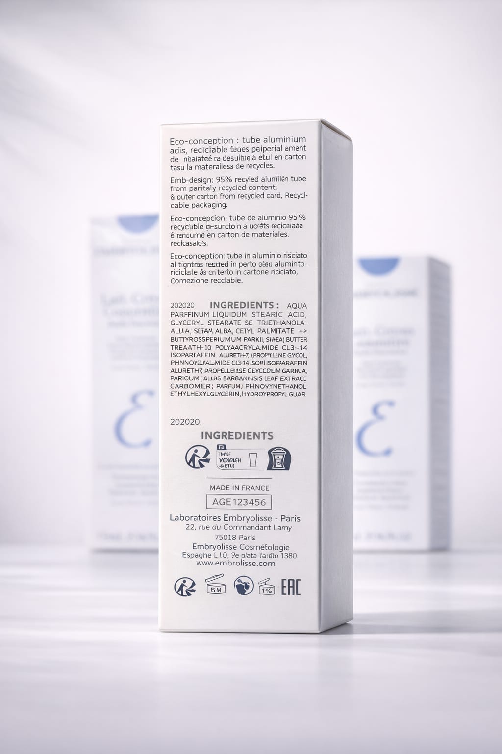 Embryolisse Lait-Crème Concentré – 5-in-1 Hydrating Moisturizer, Primer & Makeup Base | French Skincare Essential