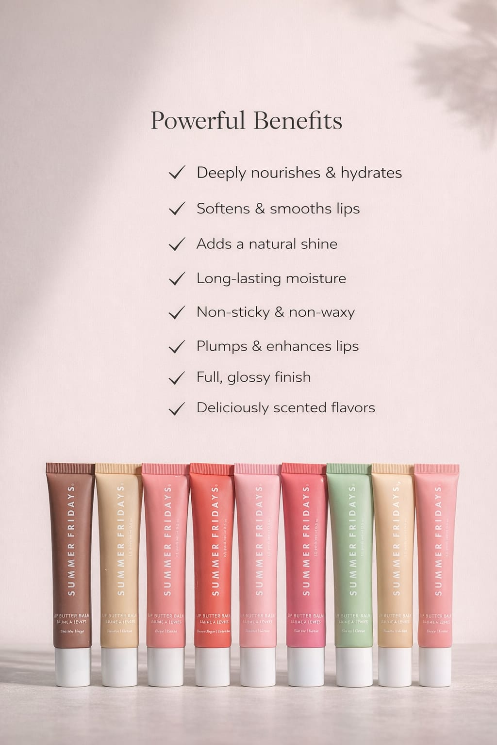 Summer Fridays Lip Butter Balm – Hydrating Glossy Lip Care (All Shades Available | Original Imported)