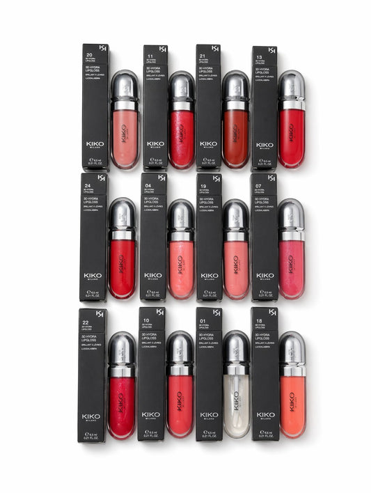 KIKO Milano 3D Hydra Lipgloss – Ultra Shine, Plumping & Deep Hydration Gloss (6.5ml)