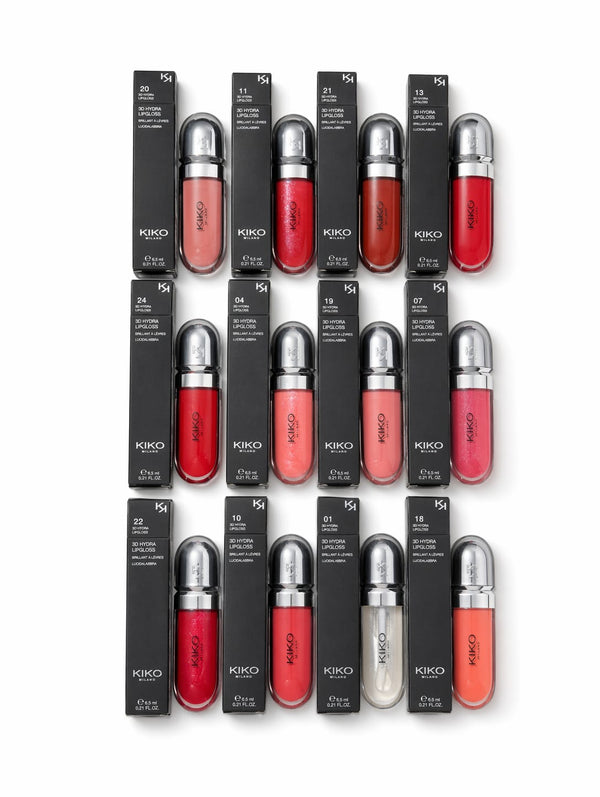 KIKO Milano 3D Hydra Lipgloss – Ultra Shine, Plumping & Deep Hydration Gloss (6.5ml)