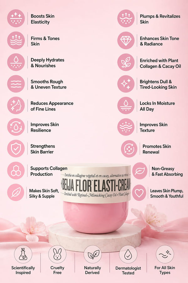Sol de Janeiro Beija Flor Elasti-Cream – Firm, Plump & Youthful-Looking Skin
