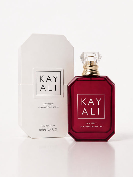 KAYALI Lovefest Burning Cherry | 48 Eau De Parfum – Long-Lasting Luxury Cherry Fragrance (100ml)