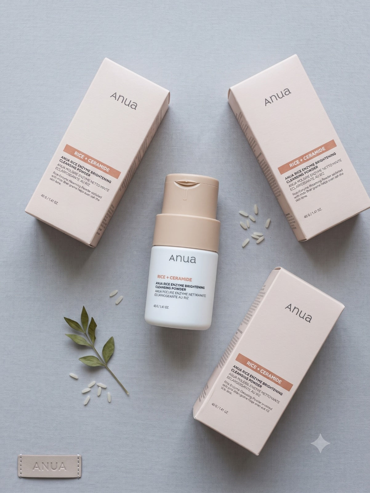 Anua Rice Enzyme Brightening Cleansing Powder – For Clear, Glowing & Smooth Skin