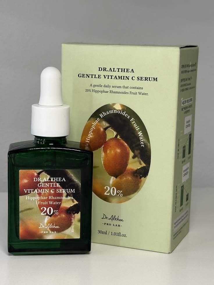 Dr. Althea Gentle Vitamin C Serum 30ml – Brightening Glow Booster | Dark Spot Care, Hydrating Antioxidant Serum for Smooth, Even-Tone Skin