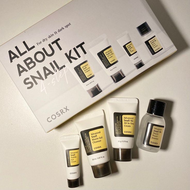 COSRX All About Snail Trial Kit (4 Pcs) | Deep Hydration, Skin Repair & Glow Boost Set | Snail Mucin Skincare Mini Routine