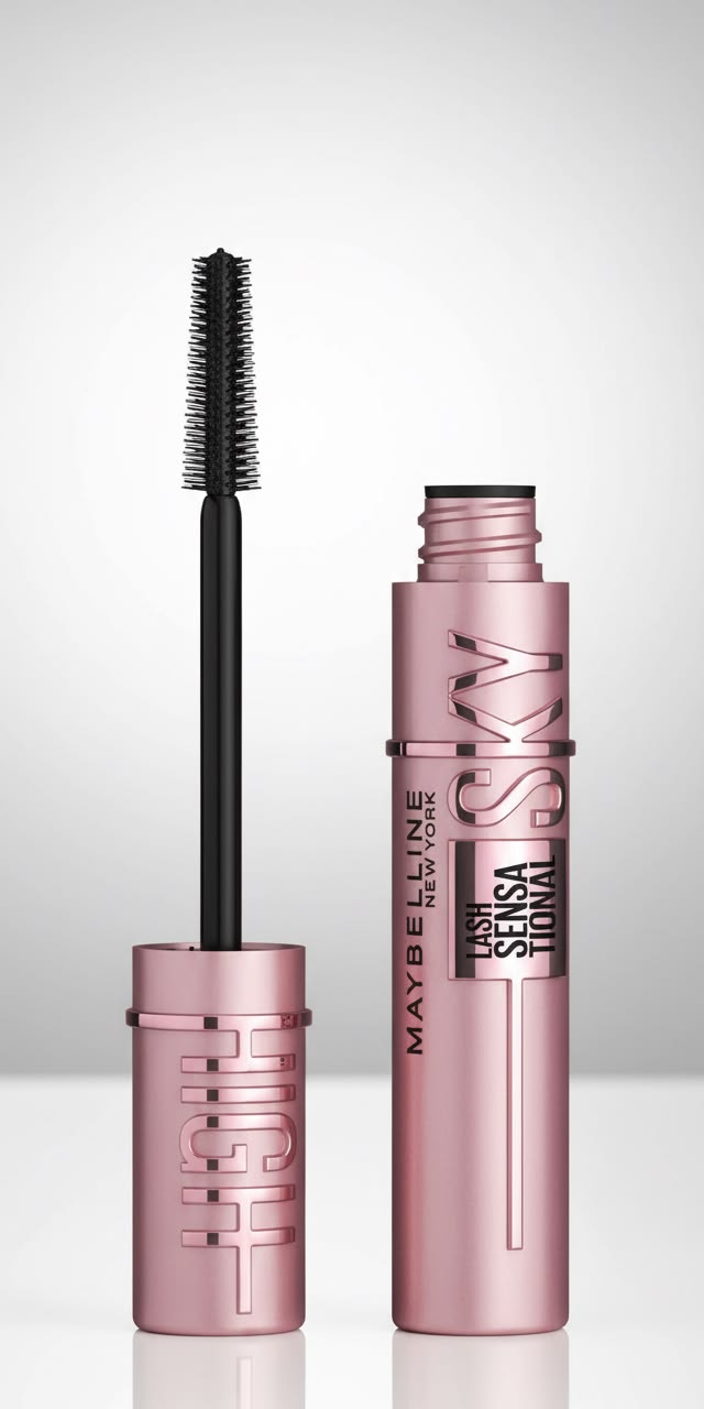Maybelline Lash Sensational Sky High Washable Mascara 7.2ml – Extreme Length, Limitless Volume & Sky-High Lashes