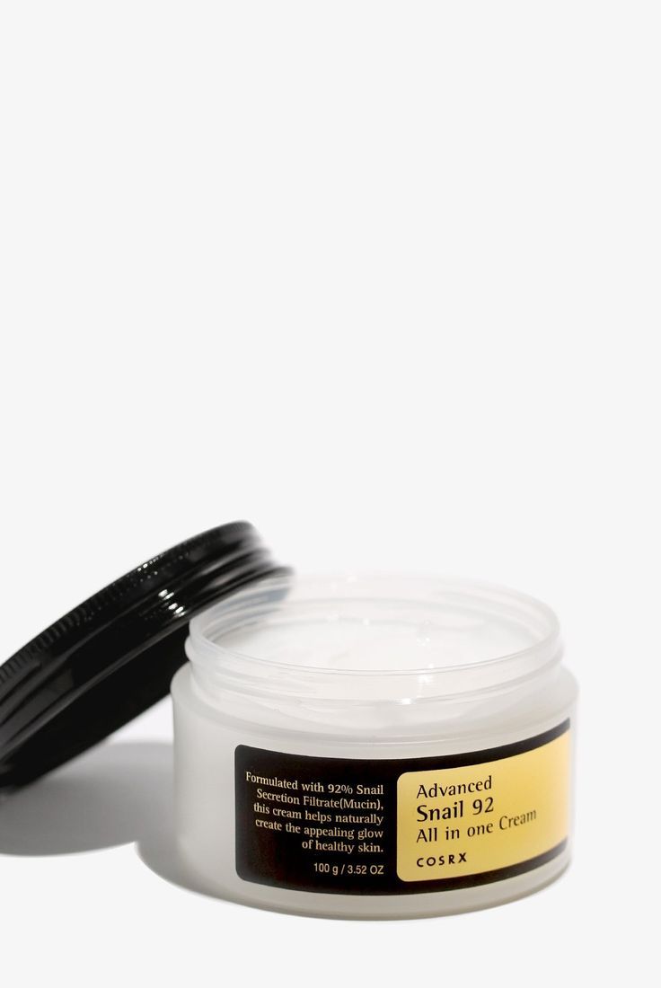 COSRX Advanced Snail 92 All-In-One Cream 100ml | Deep Hydration, Skin Repair & Glass Skin Glow Moisturizer for Smooth, Plump, Healthy Skin