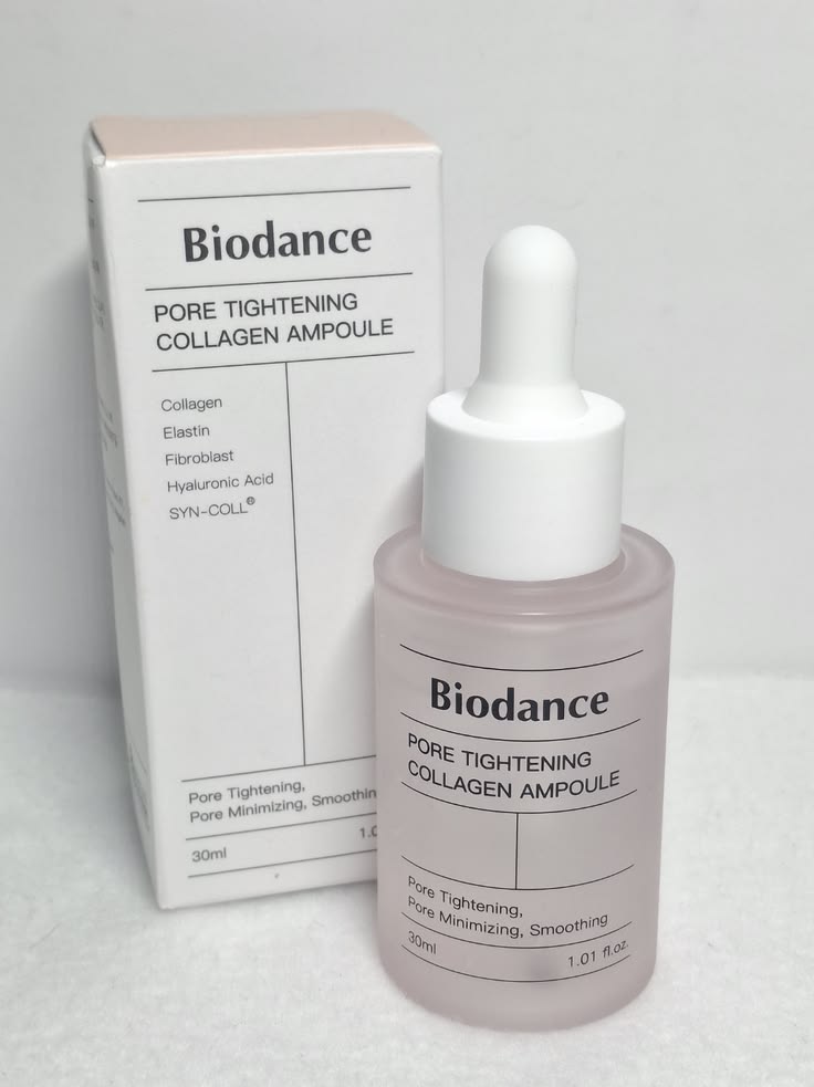 BIODANCE Pore Tightening Collagen Ampoule 30ml | Korea’s Skin-Refining Serum for Visible Pore Reduction, Firm & Smooth Glass Skin Effect