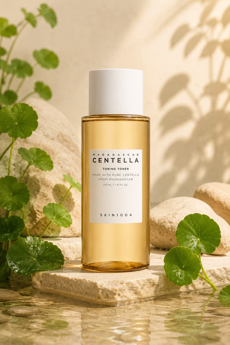 SKIN1004 Madagascar Centella Toning Toner 210ml – Gentle Daily Exfoliating Hydrating Toner for Smooth, Calm & Clear Glass Skin