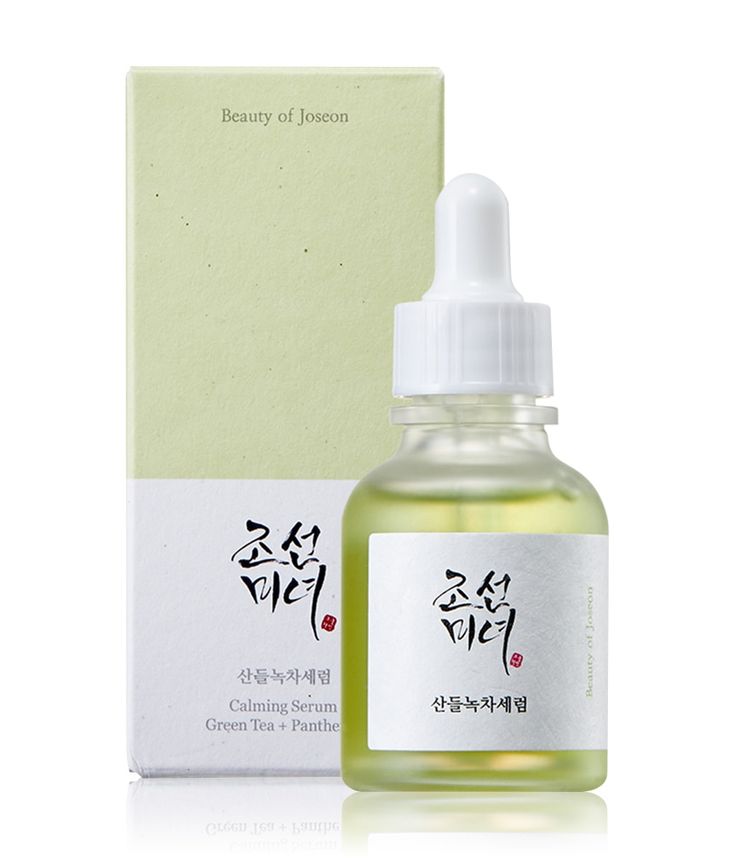 Beauty of Joseon Calming Serum Green Tea + Panthenol 30ml – Soothes Redness, Hydrates Deeply & Strengthens Skin Barrier for Clear, Calm Skin