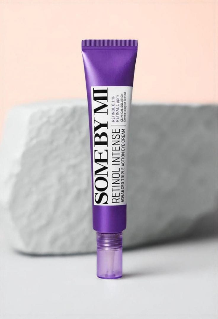 Some By Mi Retinol Intense Advanced Triple Action Eye Cream 30ml | Anti-Aging Dark Circle & Wrinkle Care | Firming, Brightening & Hydrating Eye Treatment for Youthful Eyes
