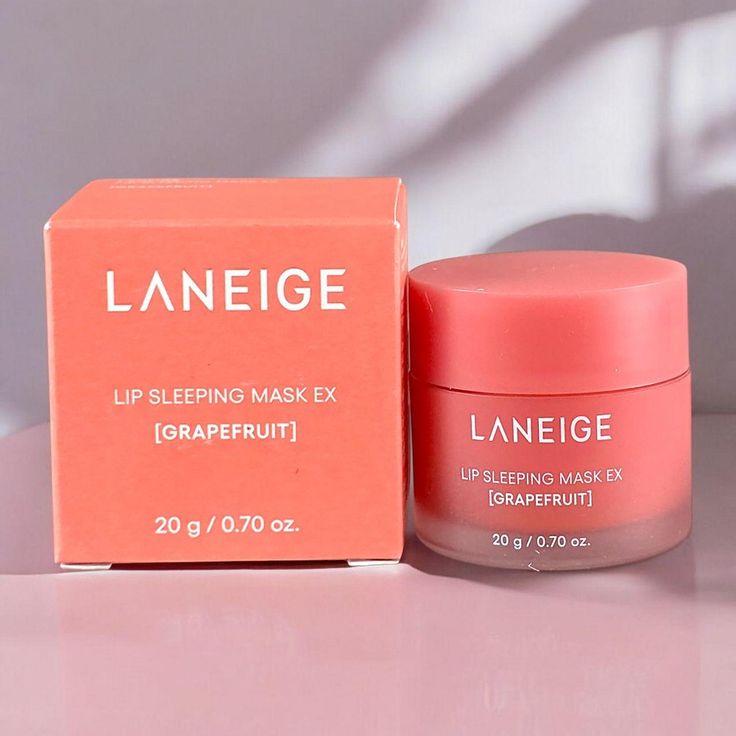 🌸 LANEIGE Lip Sleeping Mask EX – Grapefruit | Wake Up to Soft, Juicy Lips