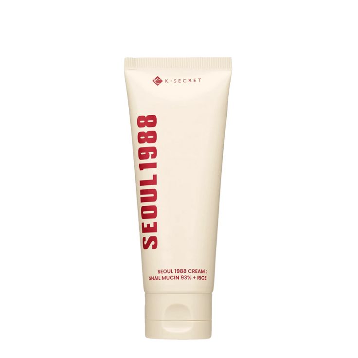 🔥 K-Secret Seoul 1988 Snail Mucin 93% + Rice Cream | Deep Hydration, Brightening & Glass Skin Moisturizer (100ml)