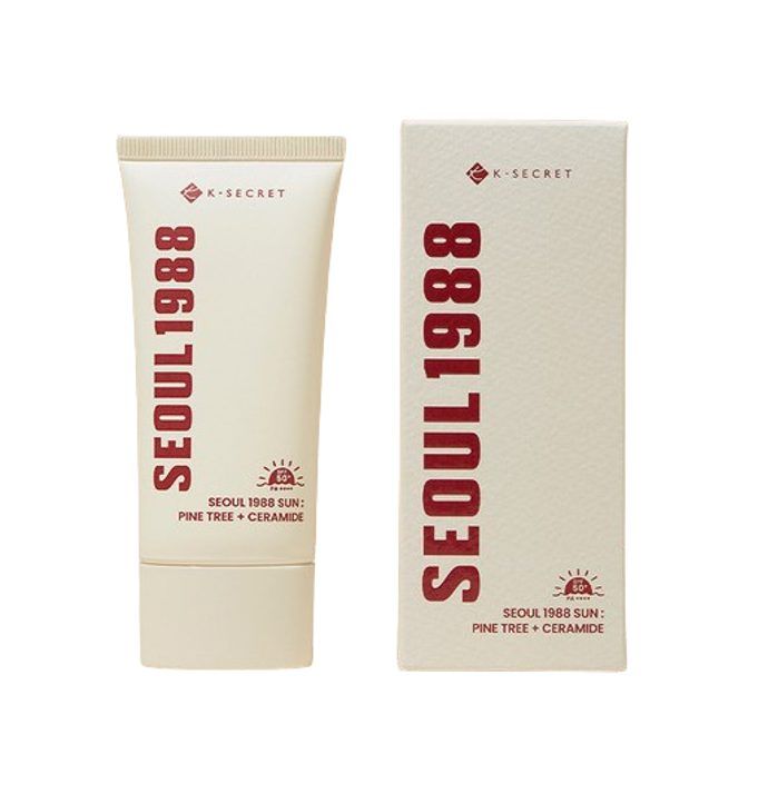 🌲 KSECRET SEOUL 1988 Sun Cream SPF50+ PA++++ | Pine Tree + Ceramide | Hydrating UV Protection 50ml