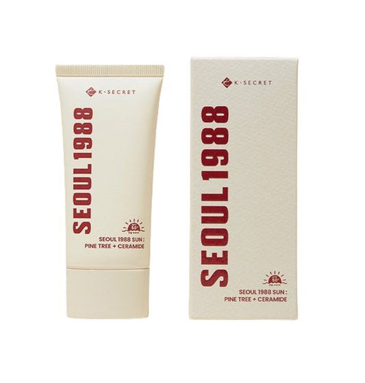 🌲 KSECRET SEOUL 1988 Sun Cream SPF50+ PA++++ | Pine Tree + Ceramide | Hydrating UV Protection 50ml