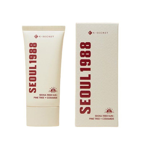 🌲 KSECRET SEOUL 1988 Sun Cream SPF50+ PA++++ | Pine Tree + Ceramide | Hydrating UV Protection 50ml