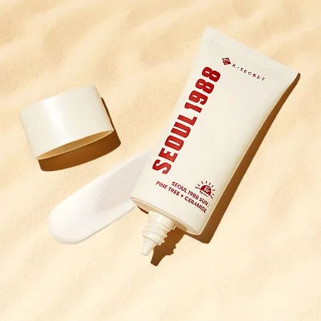 🌲 KSECRET SEOUL 1988 Sun Cream SPF50+ PA++++ | Pine Tree + Ceramide | Hydrating UV Protection 50ml