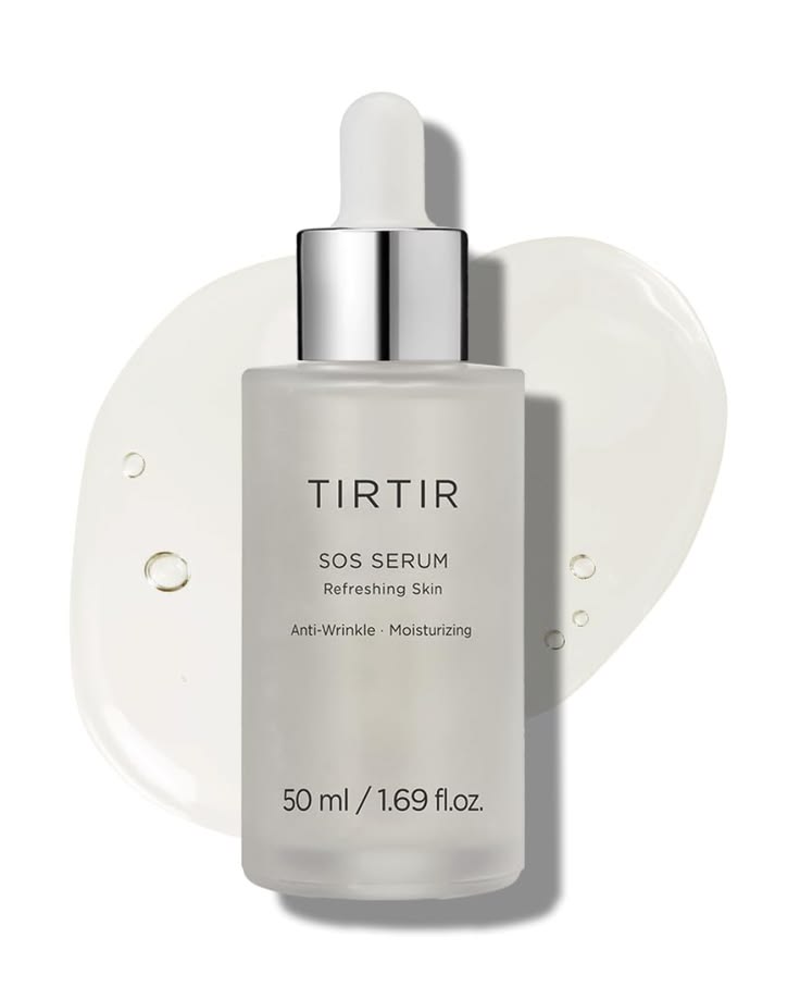 TIRTIR SOS Serum 50ml – Deep Hydration, Skin Barrier Repair & Revitalizing Korean Face Serum | Made in Korea