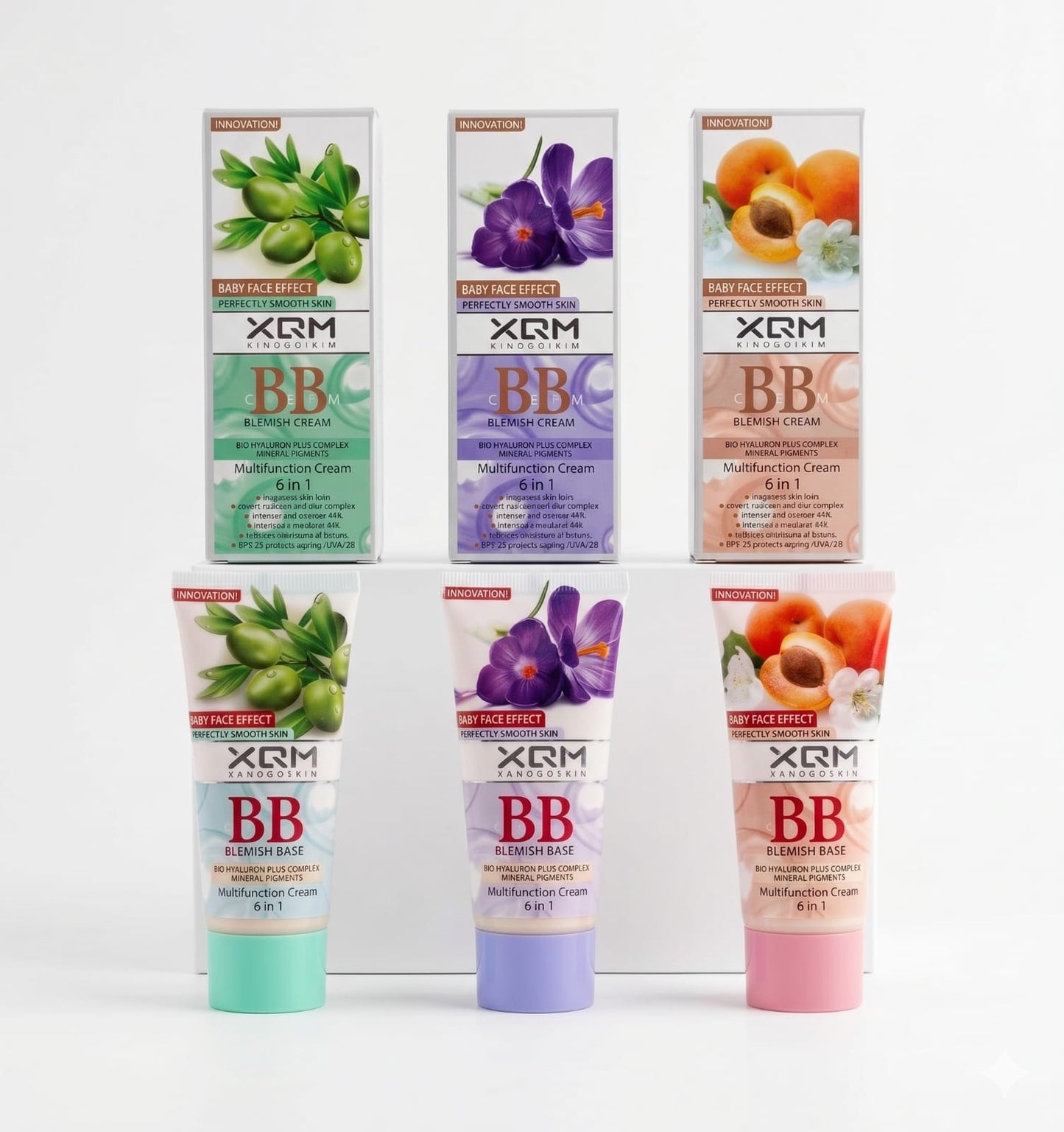 XQM 6-in-1 Multifunction BB Blemish Cream & Base