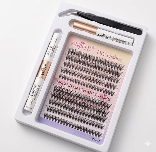ANJIEER DIY Lash Extension Kit With Bond Seal And Remover