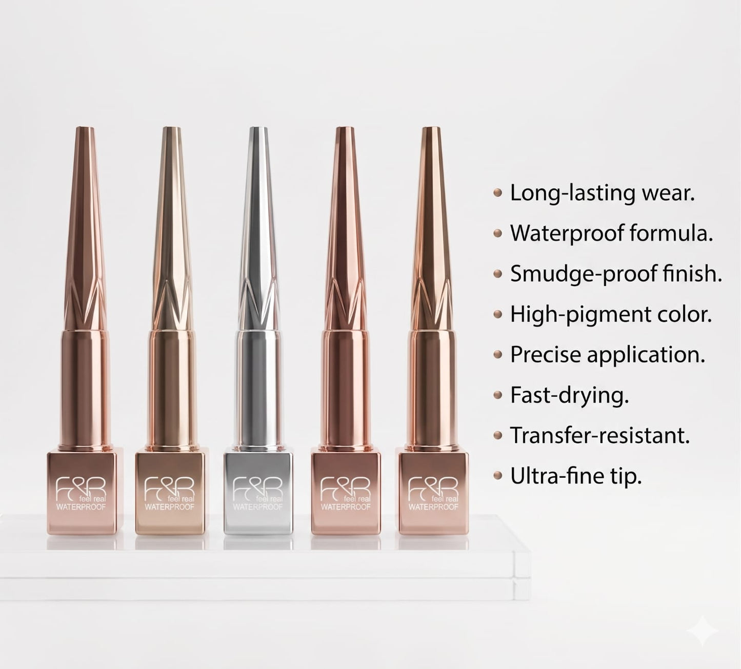 F&R Feel Real Waterproof Liquid Eyeliner