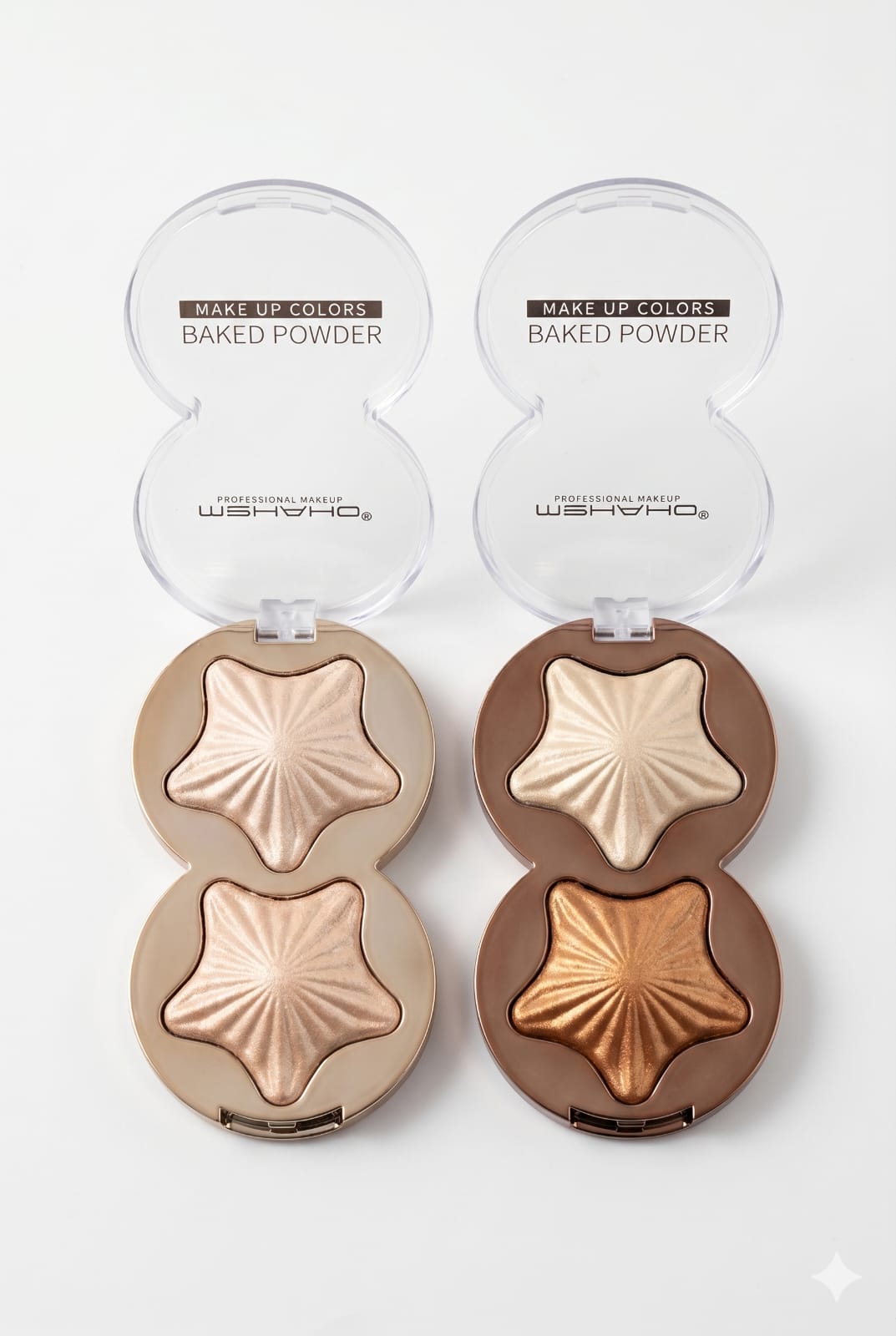 WSHAHO Star Sculpting Baked Powder Duo Highlighting Palette