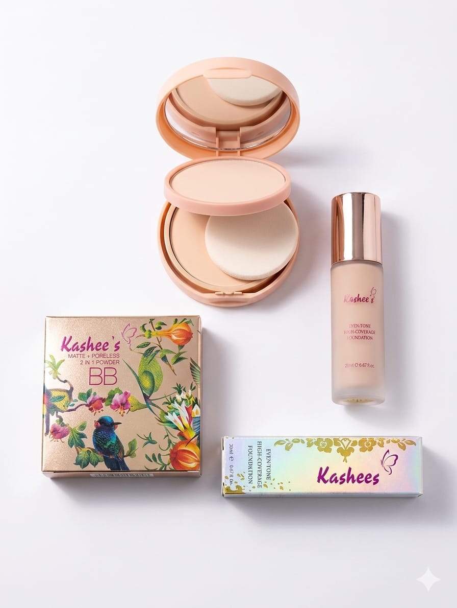 Kashee's BB Matte + Poreless 2-in-1 Powder | Flawless Soft-Matte Finish